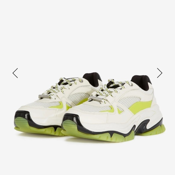 The Kooples WHITE SNEAKERS WITH PLATFORM SOLE size 40 or US 9. - Picture 2 of 6